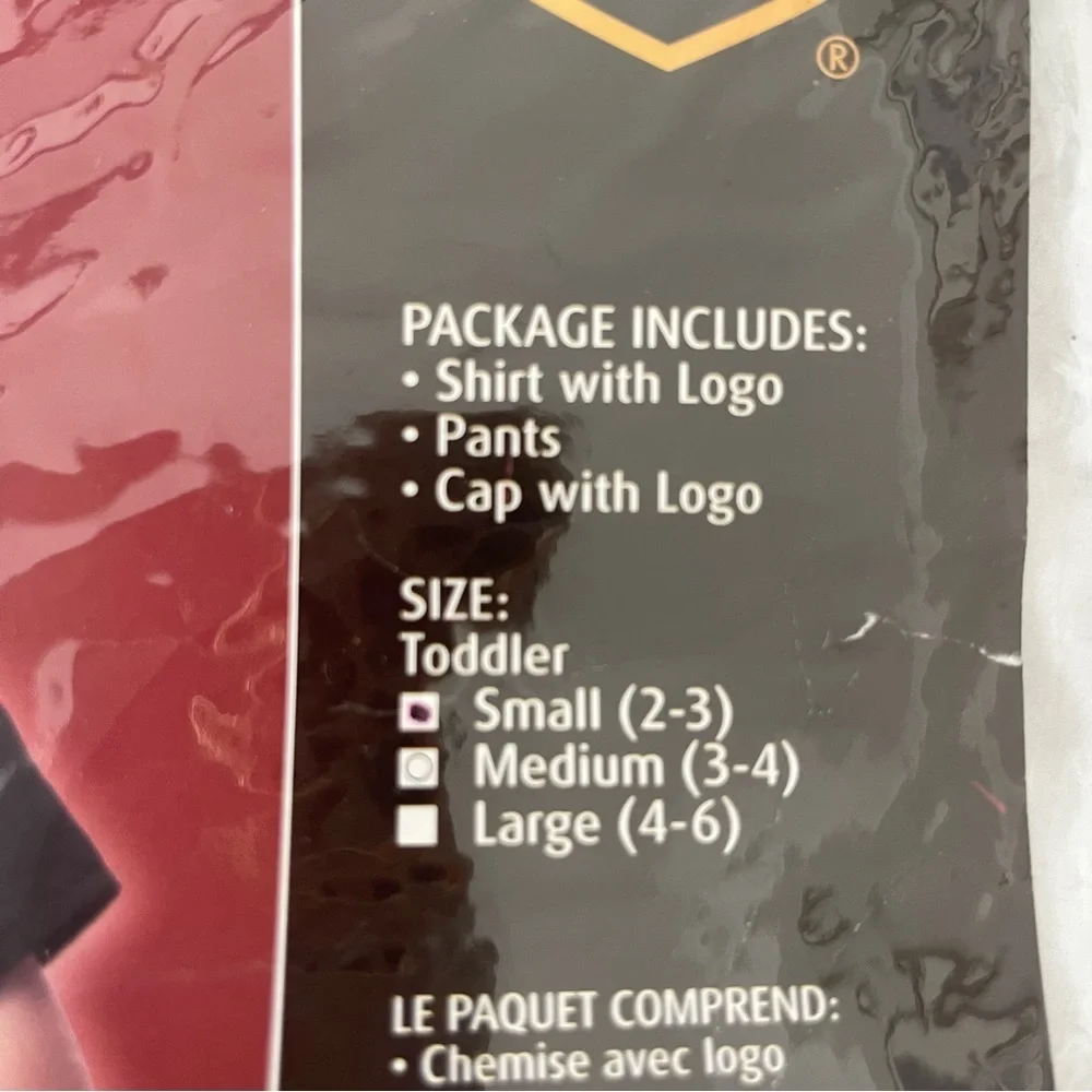 UPS Delivery Driver Costume 3-piece Set for Kids' Size Small 2-3